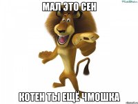 Мал это сен Котен ты ещё чмошка