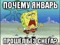 Почему январь прошёл без снега?