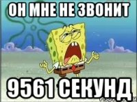 Он мне не звонит 9561 секунд