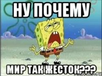 НУ ПОЧЕМУ МИР ТАК ЖЕСТОК???