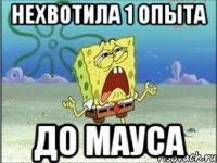 Нехвотила 1 опыта До мауса