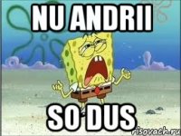 nu andrii so dus