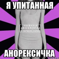 Я упитанная анорексичка