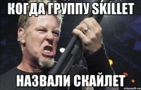 Когда группу Skillet назвали скайлет