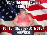 если ты полетишь в сша,то то тебя ждет учесть этой жиружи.