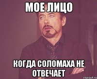 МОЕ ЛИЦО КОГДА СОЛОМАХА НЕ ОТВЕЧАЕТ