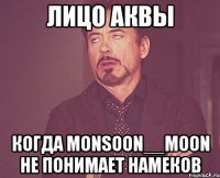 Лицо аквы когда Monsoon__Moon не понимает намеков