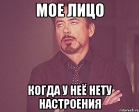 МОЕ ЛИЦО КОГДА У НЕЁ НЕТУ НАСТРОЕНИЯ