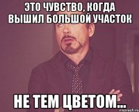 Это чувство, когда вышил большой участок не тем цветом...