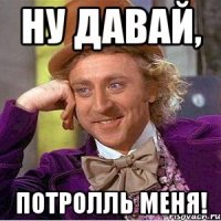 Ну давай, Потролль меня!