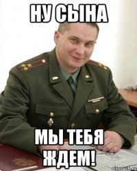 ну сына мы тебя ждем!