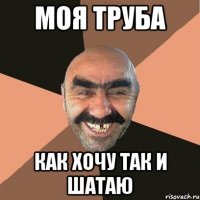 моя труба как хочу так и шатаю