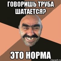 Говоришь труба шатается? это норма
