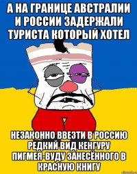 А на границе австралии и россии задержали туриста который хотел Незаконно ввезти в россию редкий вид кенгуру пигмея-вуду занесённого в красную книгу