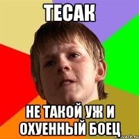 ТЕСАК НЕ ТАКОЙ УЖ И ОХУЕННЫЙ БОЕЦ