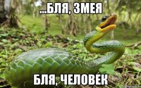 ...бля, змея Бля, человек