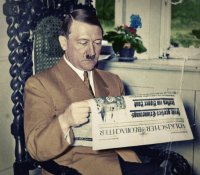 Создать мем гитлер читает