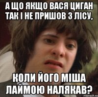 А що якщо Вася Циган так і не пришов з лісу, коли його Міша лаймою налякав?