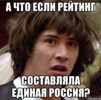 А что если рейтинг Составляла Единая Россия?