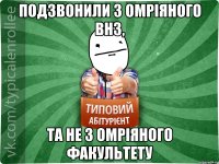 Подзвонили з омріяного ВНЗ, та не з омріяного факультету