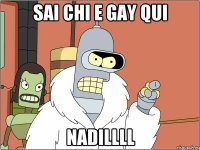 Sai chi e gay qui Nadillll