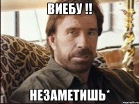 ВИЕБУ !! Незаметишь*