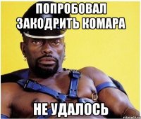 ПОПРОБОВАЛ ЗАКОДРИТЬ КОМАРА НЕ УДАЛОСЬ