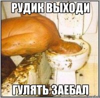 рудик выходи гулять заебал