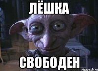 Лёшка свободен