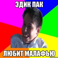 ЭДИК ПАК ЛЮБИТ МАЛАФЬЮ