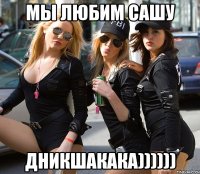 мы любим сашу дникшакака))))))