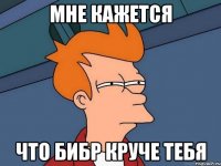 мне кажется что Бибр круче тебя