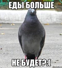 Еды больше не будет?:(