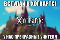 Вступай в Хогвартс! У нас прекрасные учителя