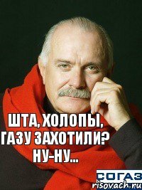 Шта, холопы, газу захотили? Ну-ну... 