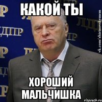 Какой ты Хороший мальчишка