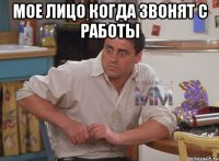 мое лицо когда звонят с работы 