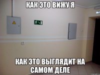 Как это вижу я как это выглядит на самом деле