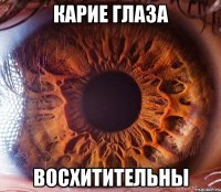Карие глаза Восхитительны