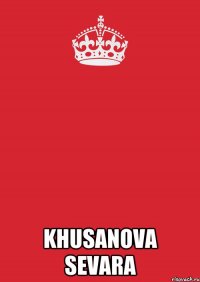  Khusanova Sevara