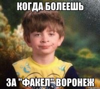 КОГДА БОЛЕЕШЬ ЗА "ФАКЕЛ" ВОРОНЕЖ