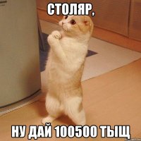 столяр, ну дай 100500 тыщ