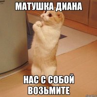 Матушка Диана Нас с собой возьмите