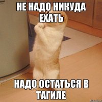 Не надо никуда ехать Надо остаться в Тагиле