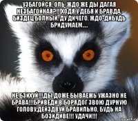 Узбагойся, Оль ,ждо же ды дагая незбагойная?!!!Ходя у дебя и бравда, биздец болный, ду дичего, ждо-дибудь бридумаем..... Не бзихуй!!!Ды доже бываежь ужазно не брава!!!Бриведи в борядог звою дурную голову,дейздвуй бравильно, будь на бозидиве!!! Удачи!!!