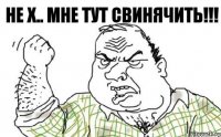 Не х.. мне тут свинячить!!!