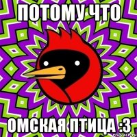 Потому что Омская птица :3