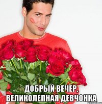  Добрый вечер, великолепная девчонка