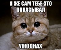 Я же сам тебе это показывал ужоснах