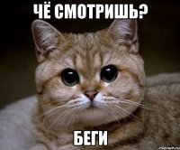 Чё смотришь? Беги